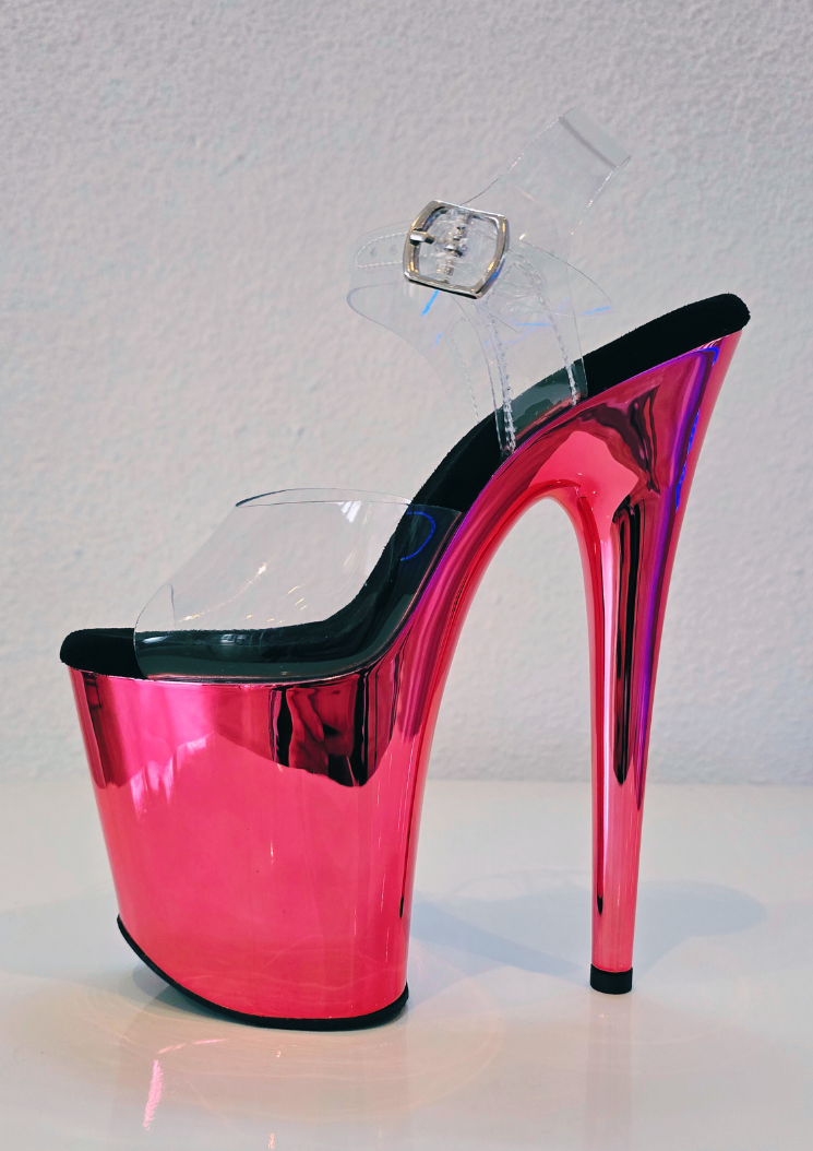 Chrome 8inch - Pink & Black
