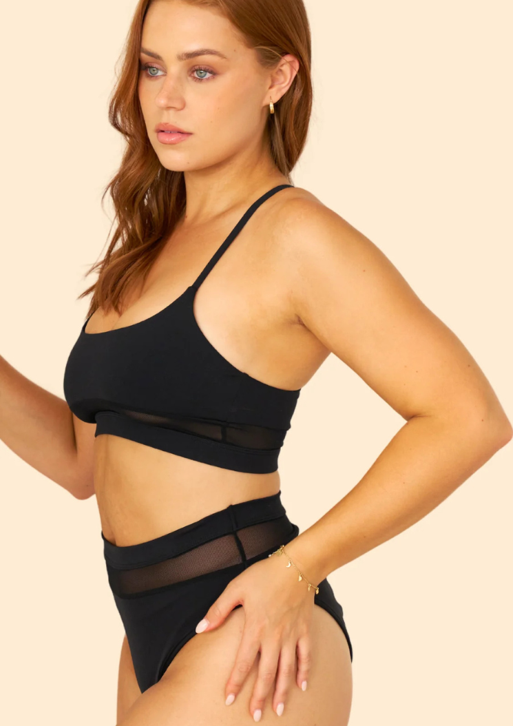 Mila cut out top - Black