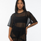 T-shirt Oversize Long Mesh