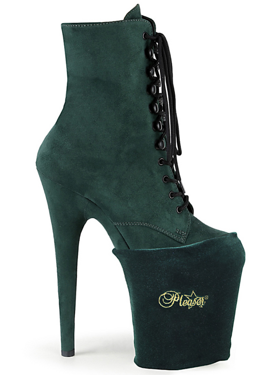 Shoe Protectors - Emerald velvet