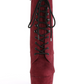 Adore 1020FS - 7 inch - Burgundy Faux Suede