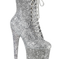 Flamingo 1020GWR - 8 inch- Silver glitter