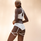 Olivia shorty Taille basse - White