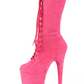 Flamingo 1050FS faux suede - 8 inch - Hot Pink